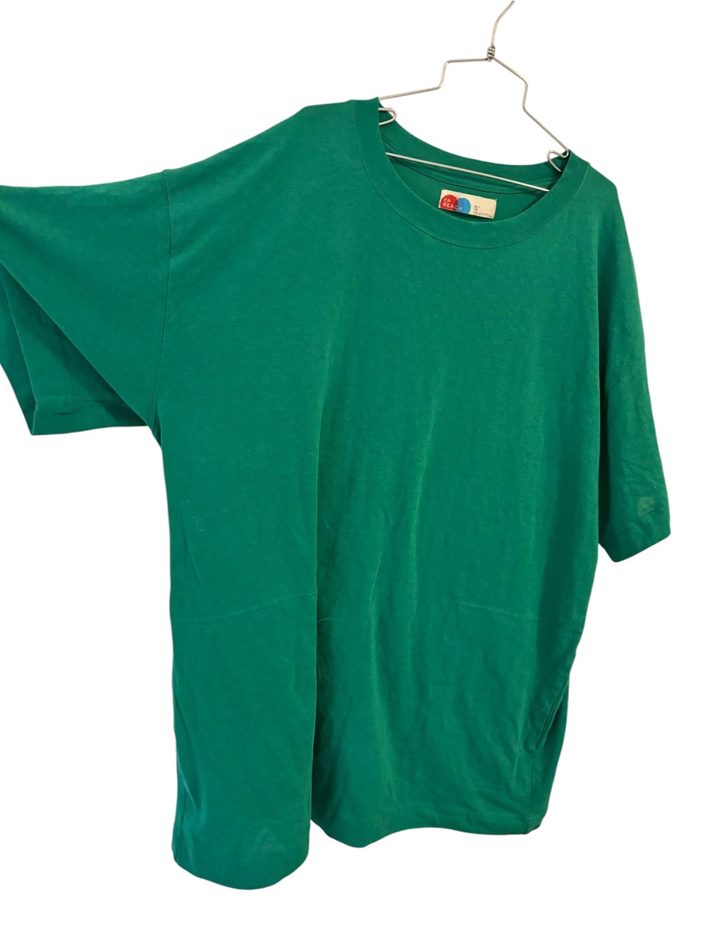 NWOT Free People Essential Extreme Tee Oversized Mini Dress Green Size XL - Picture 6 of 8